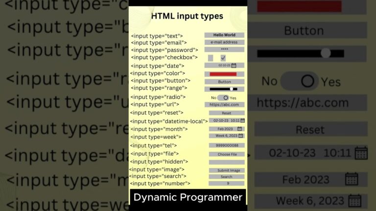 HTML Input Tags Expert with 5 Years Experience Shares Top Tips!